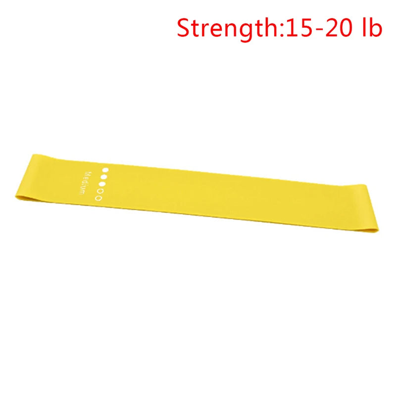 Elastic Resistance Loop Bands Gym Yoga Exercise Fitness Workout Stretch