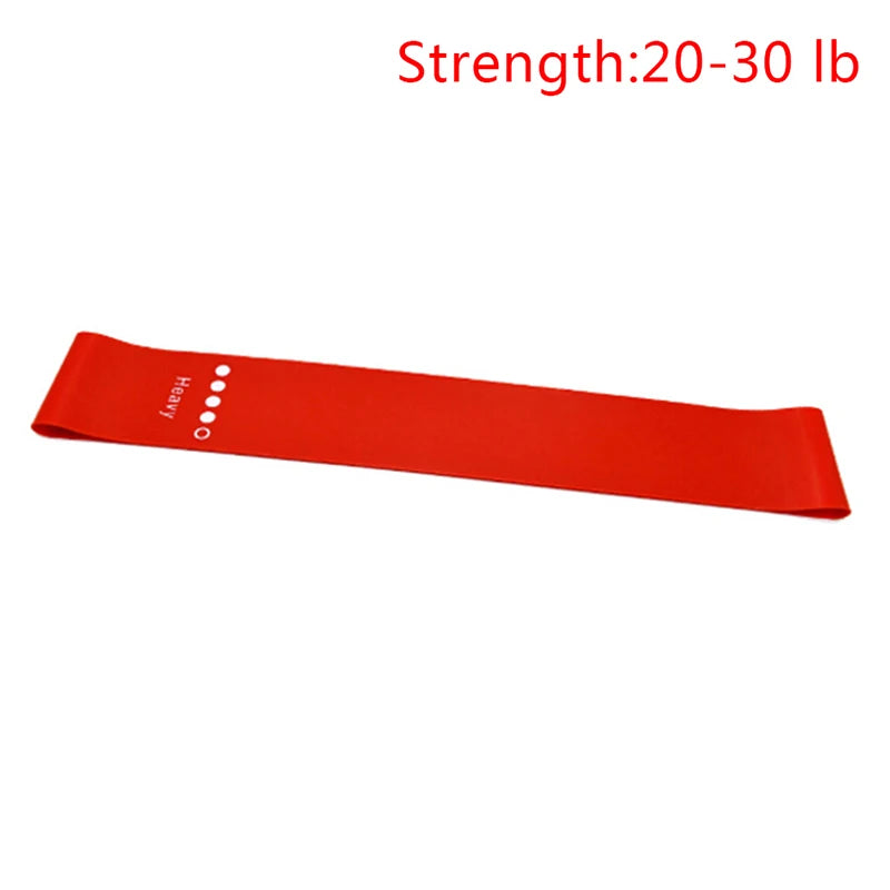 Elastic Resistance Loop Bands Gym Yoga Exercise Fitness Workout Stretch