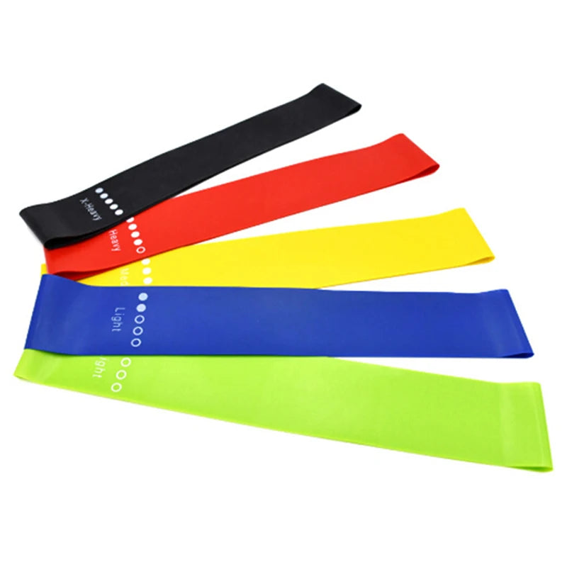 Elastic Resistance Loop Bands Gym Yoga Exercise Fitness Workout Stretch