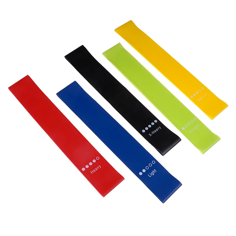 Elastic Resistance Loop Bands Gym Yoga Exercise Fitness Workout Stretch