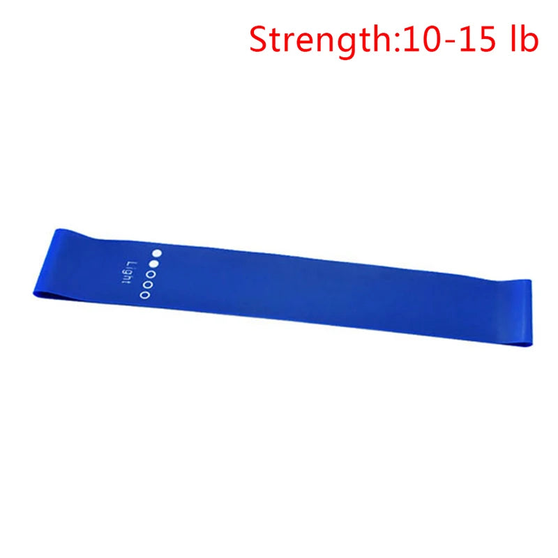Elastic Resistance Loop Bands Gym Yoga Exercise Fitness Workout Stretch