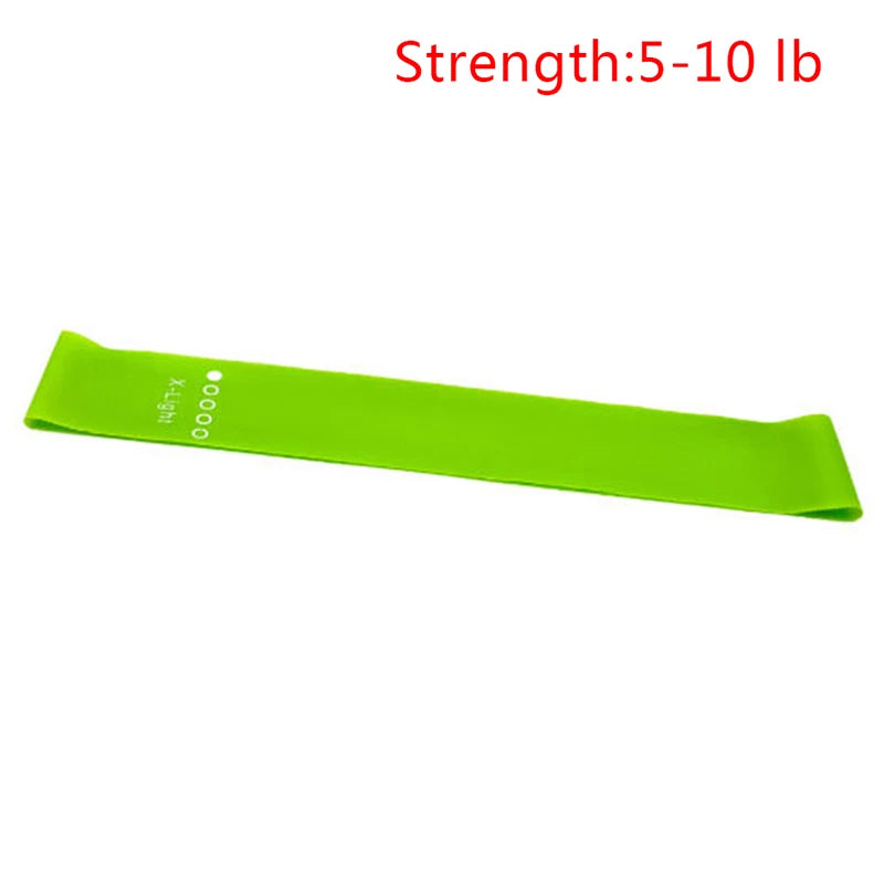 Elastic Resistance Loop Bands Gym Yoga Exercise Fitness Workout Stretch